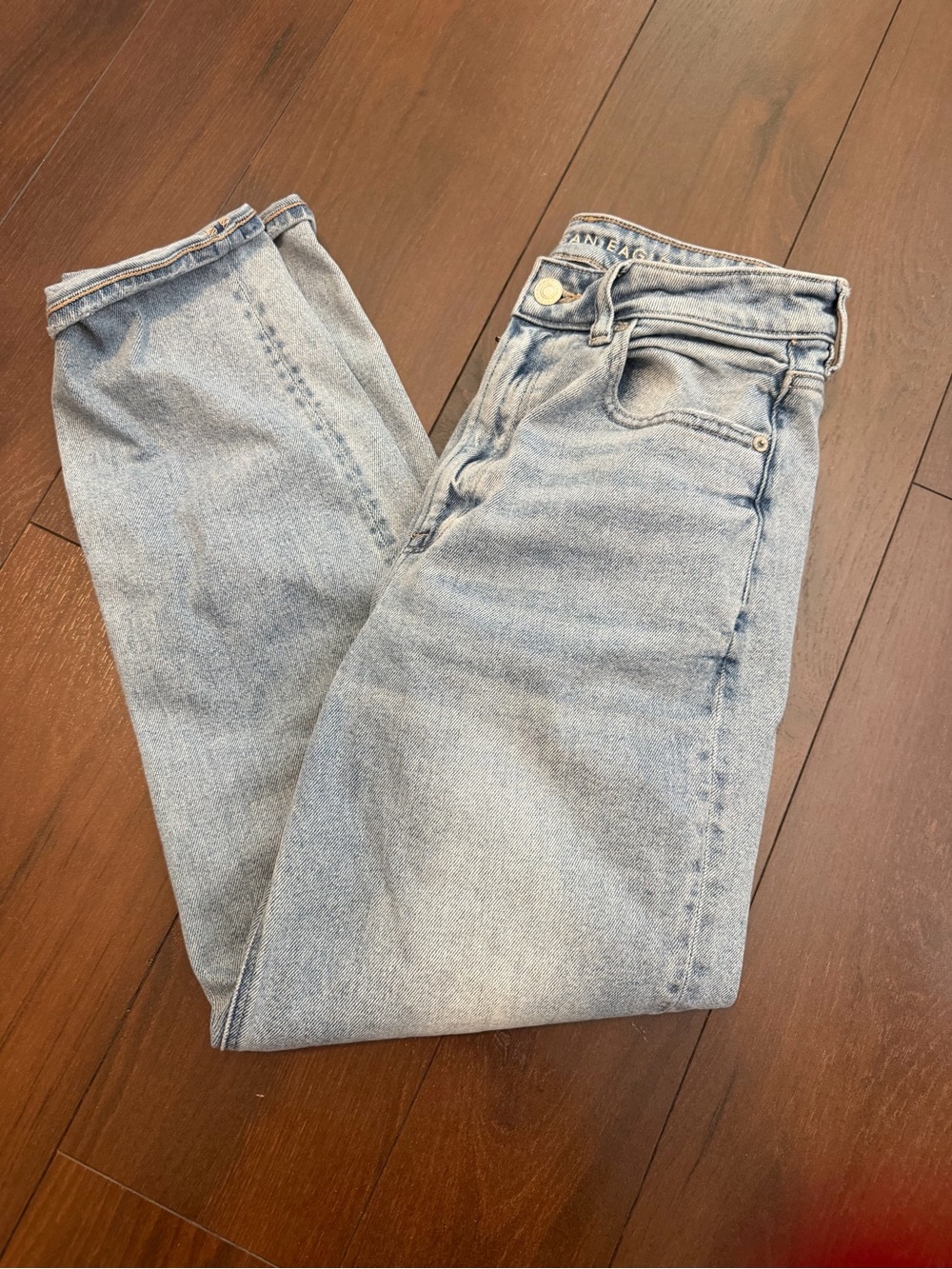 American Eagle mom straight 8 jeans denim bottoms